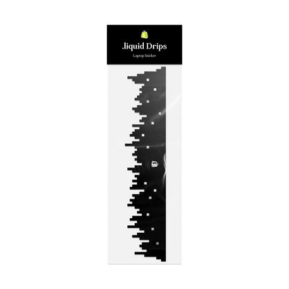 .liquid Drips Laptop Sticker