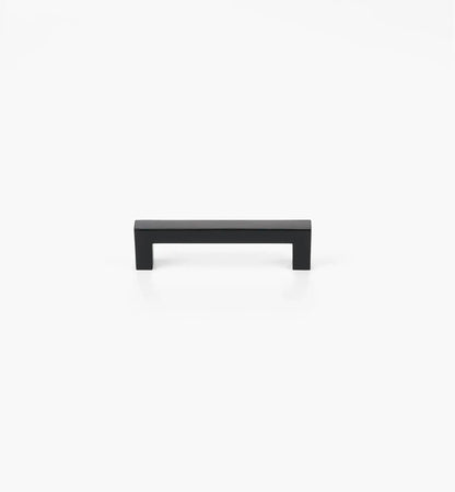 Squared Matte Black Cabinet Handles: Elegant Hardware for Kitchen & Furniture | Handcrafted Décor Brass Cabinet Pull - Drawer Pulls