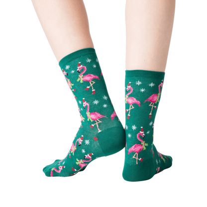 Santa Flamingos
