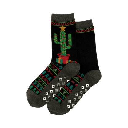 Christmas Cactus Non-Skid Slipper