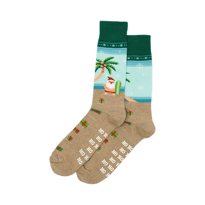Surfing Santa Non-Skid Slipper