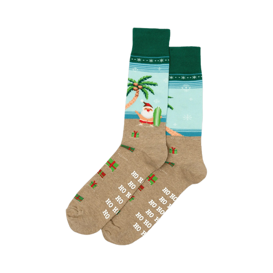 Surfing Santa Non-Skid Slipper