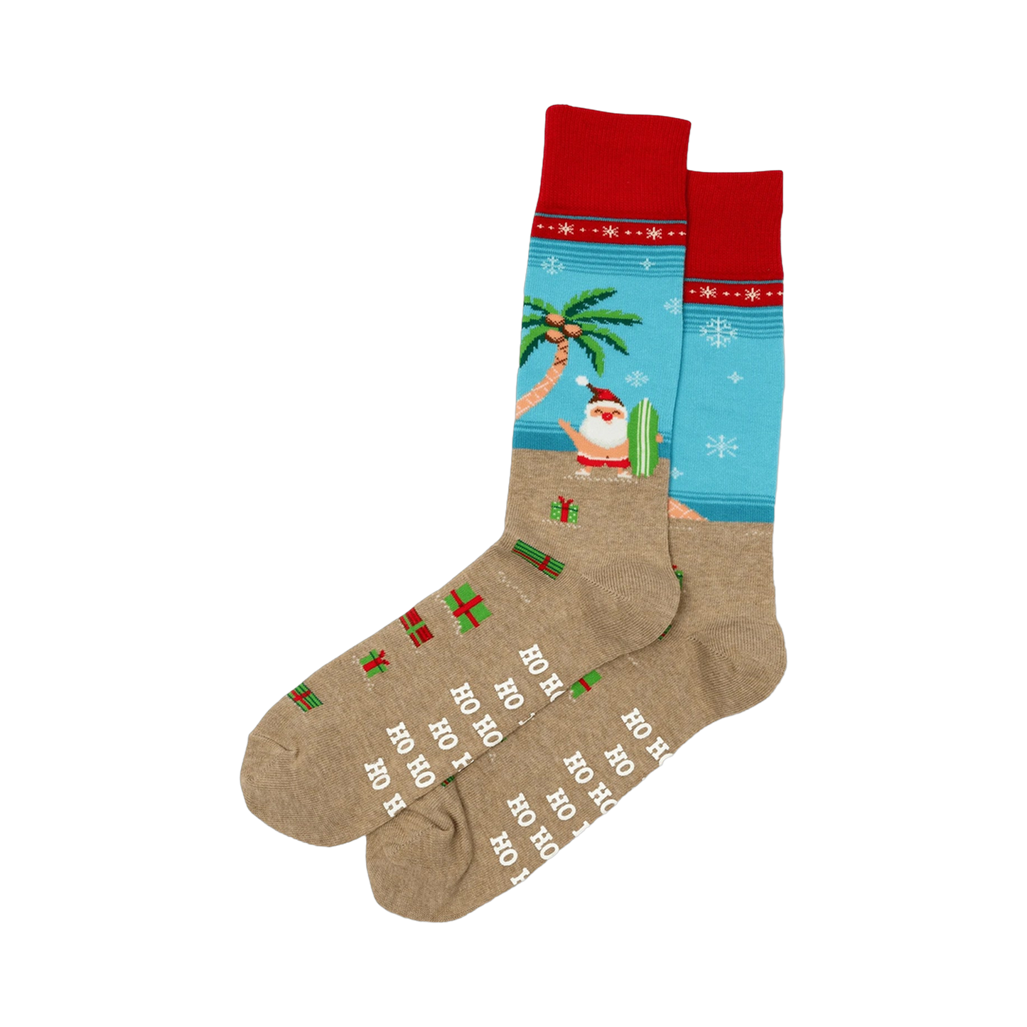 Surfing Santa Non-Skid Slipper