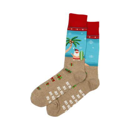 Surfing Santa Non-Skid Slipper