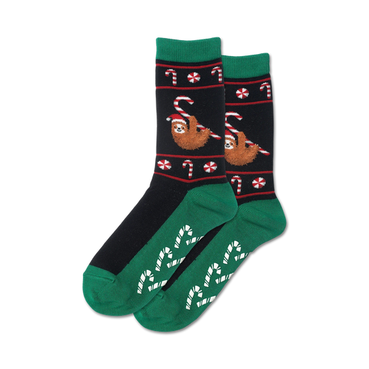 Christmas Sloth Non-Skid Slipper