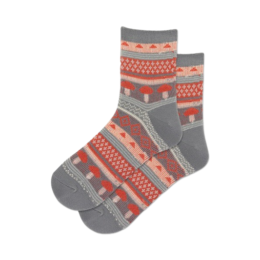 Mushroom Jacquard Quarter