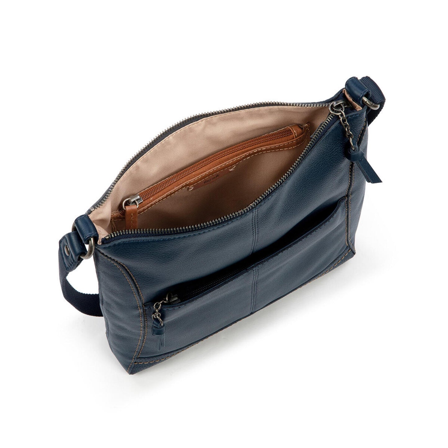 Lucia Crossbody - Leather - Indigo