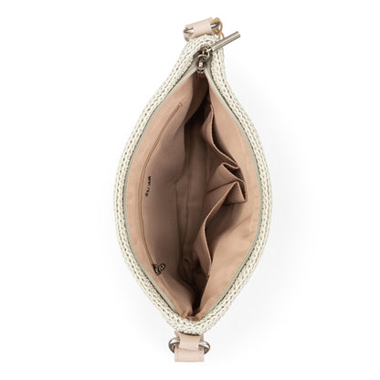 Melrose Crossbody - Hand Crochet - Natural Medallion