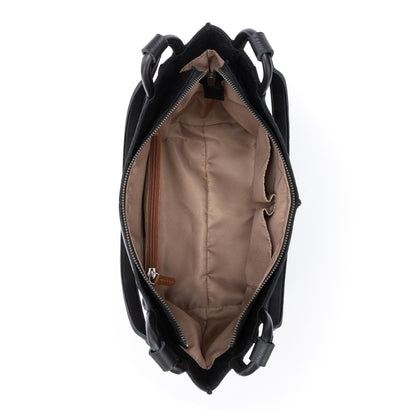 Los Feliz Satchel - Leather - Black