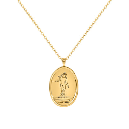 Longboarder Medallion Necklace