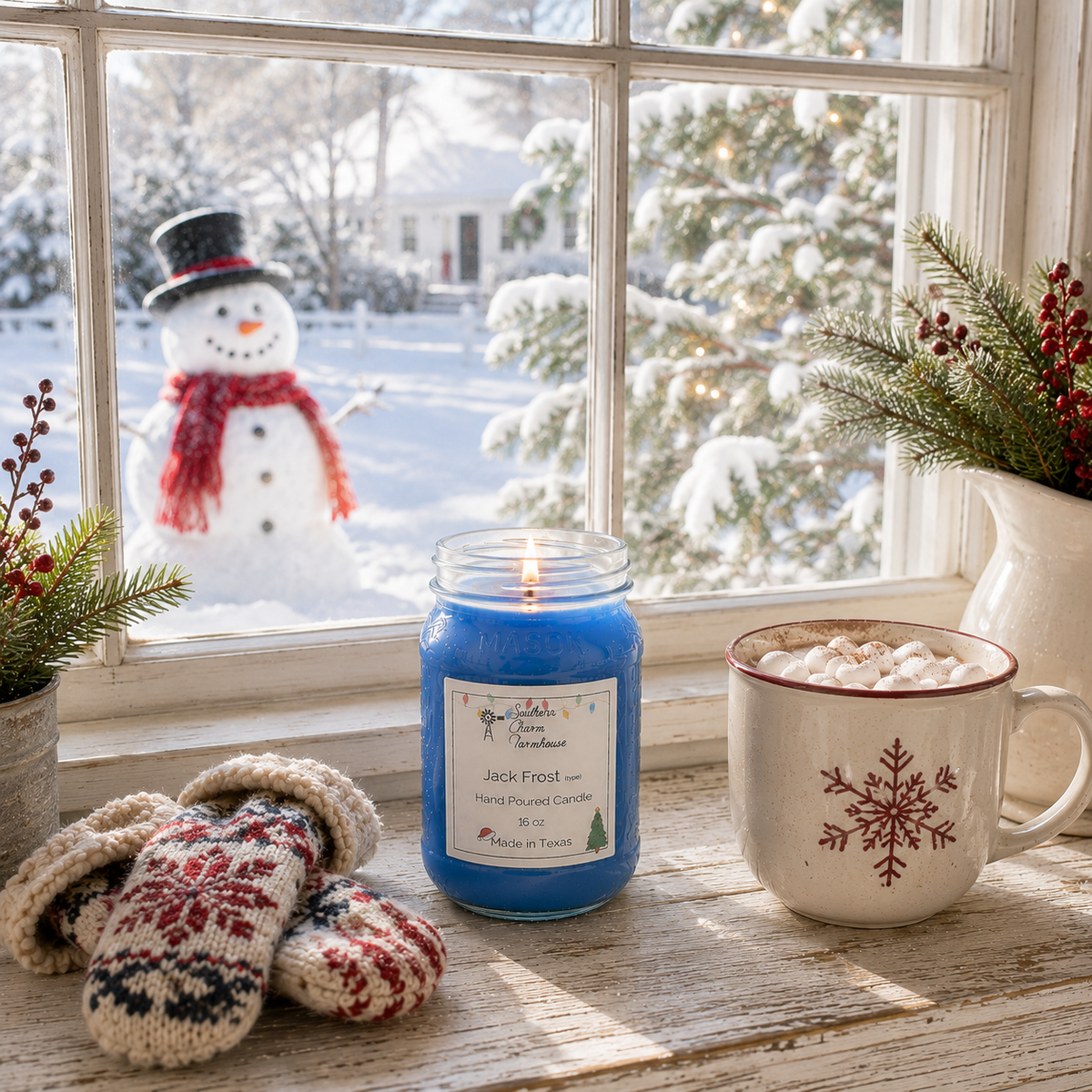 Jack Frost (type) Candle