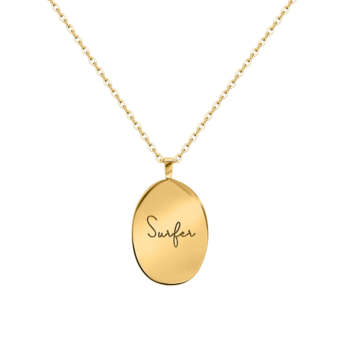 Longboarder Medallion Necklace