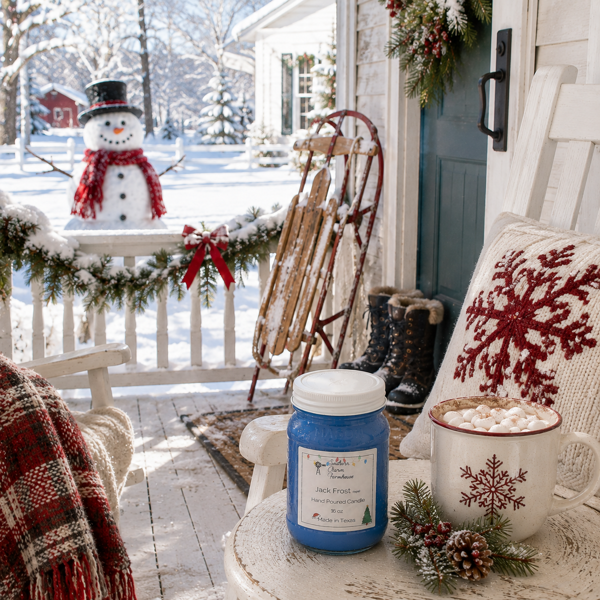 Jack Frost (type) Candle