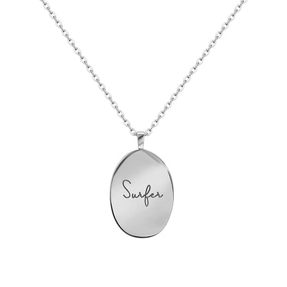 Longboarder Medallion Necklace