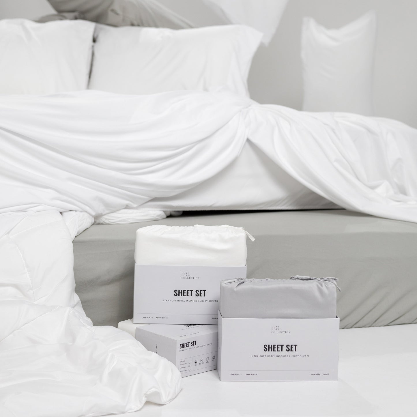 Cotton Blend Midnight Sheet Set