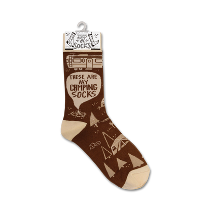 These Are My Camping Socks