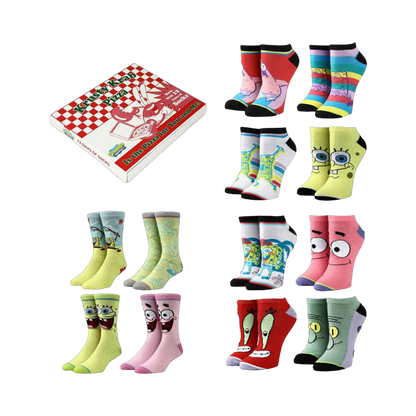 SpongeBob 12 Days of Socks Box Set