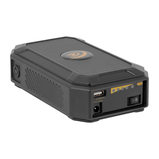 USB Power Bank with Red LED Flashlight