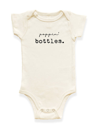 Poppin' Bottles Organic Cotton Baby Bodysuit