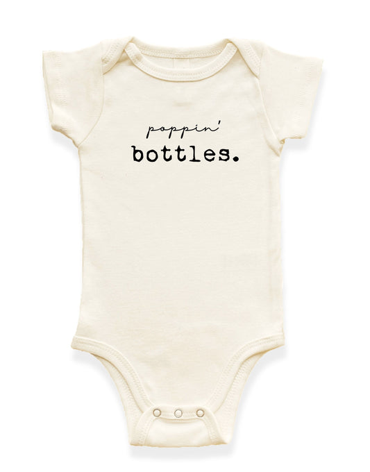 Poppin' Bottles Organic Cotton Baby Bodysuit