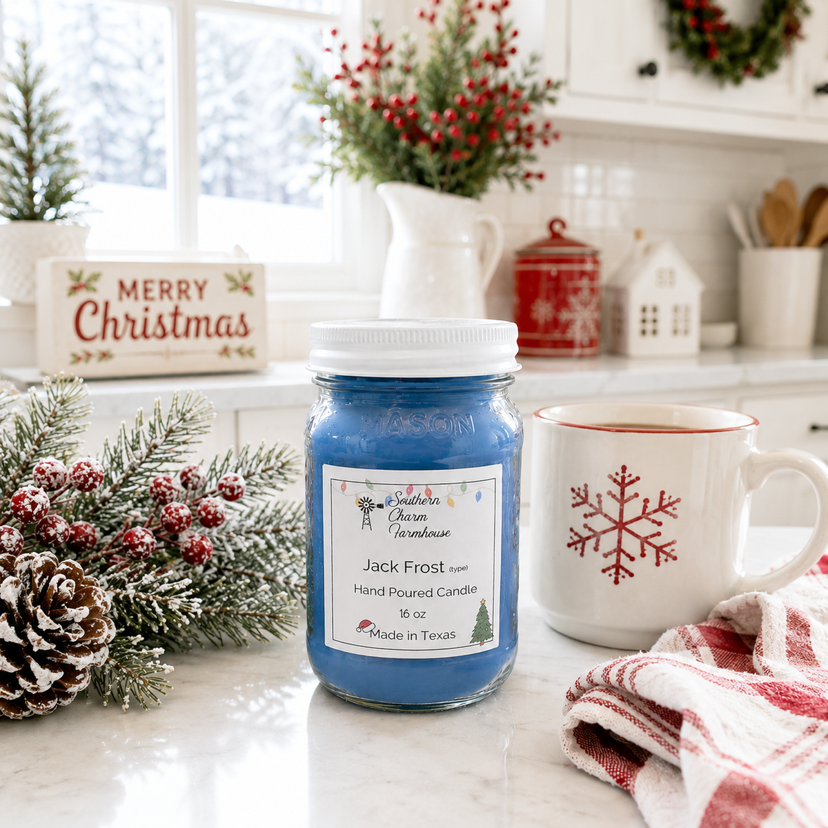 Jack Frost (type) Candle