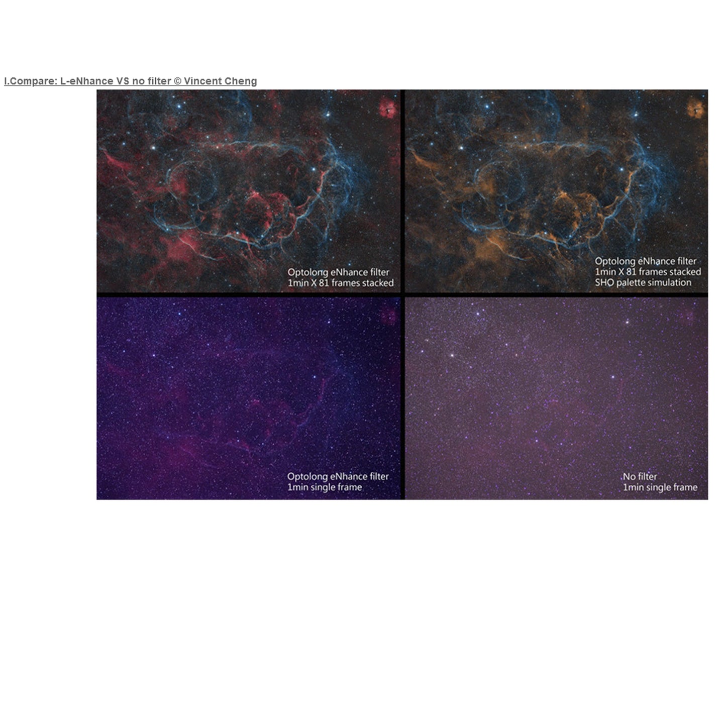 2" L-eNhance Deep-Sky Light Pollution Filter