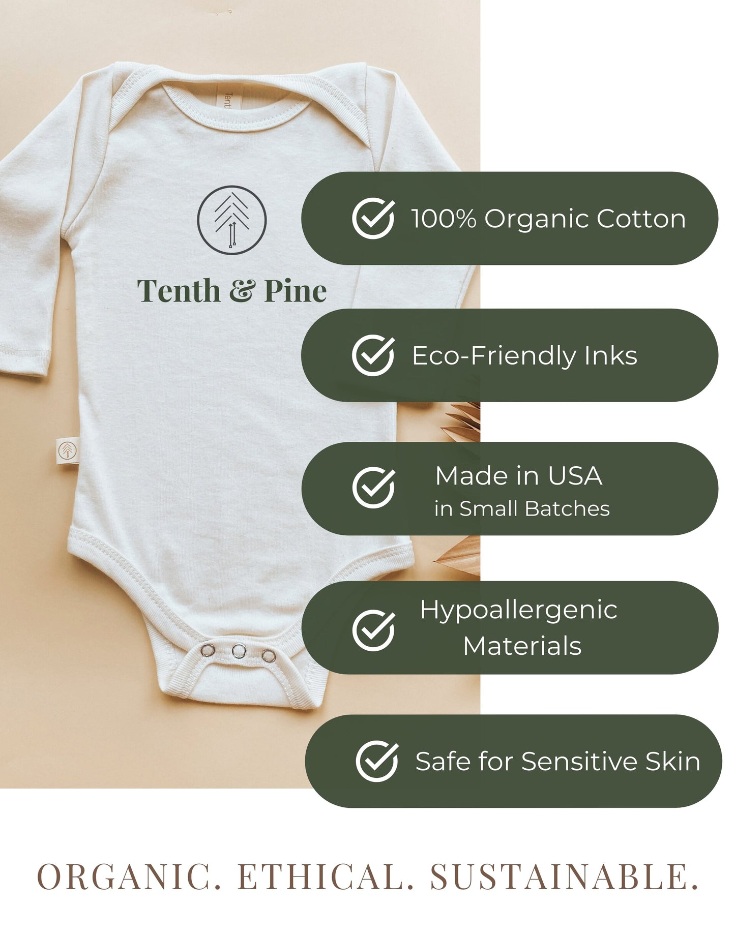 Grandma is My Bestie Organic Bodysuit Long Sleeve