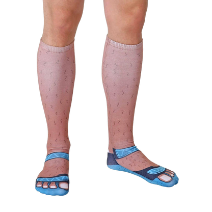 Socks & Sandals Tan