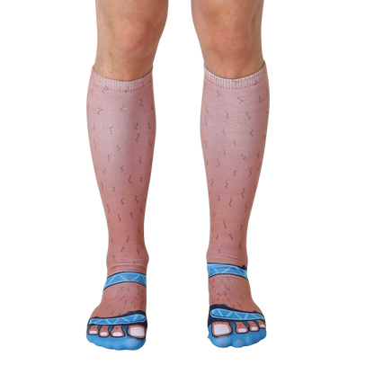 Socks & Sandals Tan