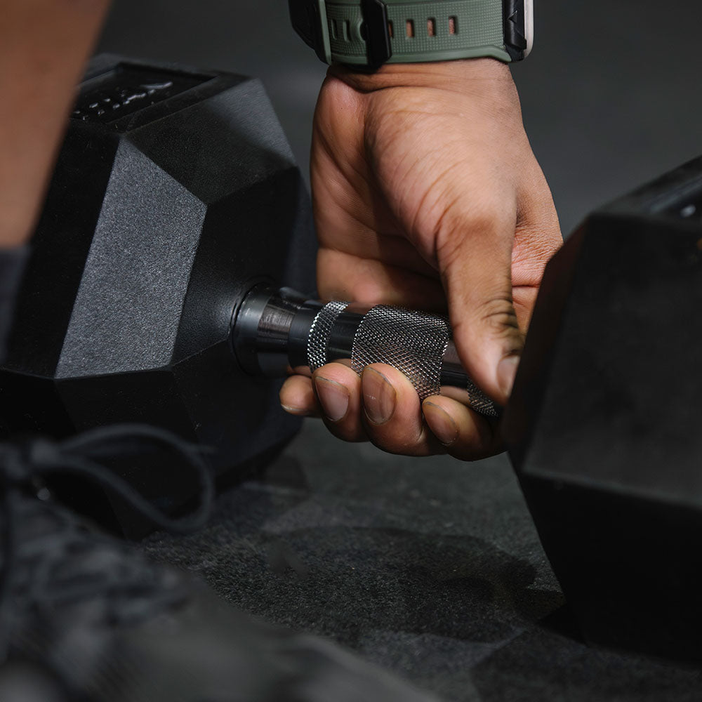 20 LB Rubber Hex Dumbbells