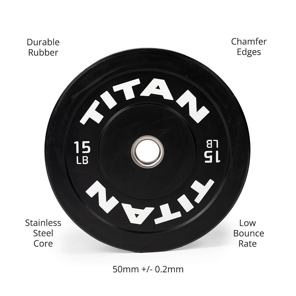 15 LB Pair Economy Bumper Plates