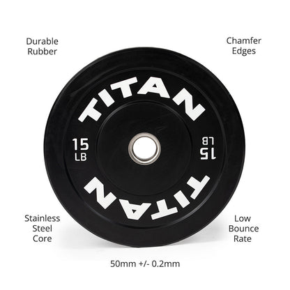 15 LB Pair Economy Bumper Plates
