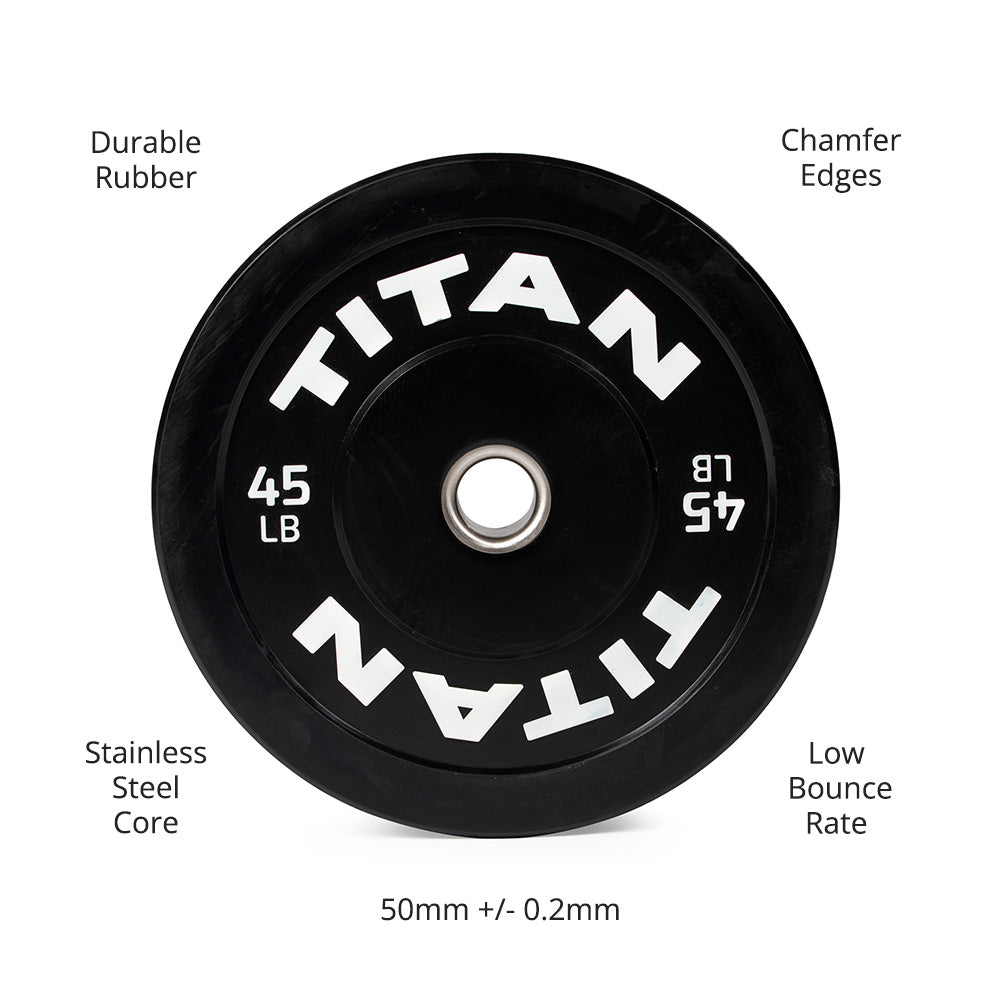 45 LB Single Economy Bumper Plate