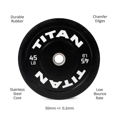 45 LB Single Economy Bumper Plate