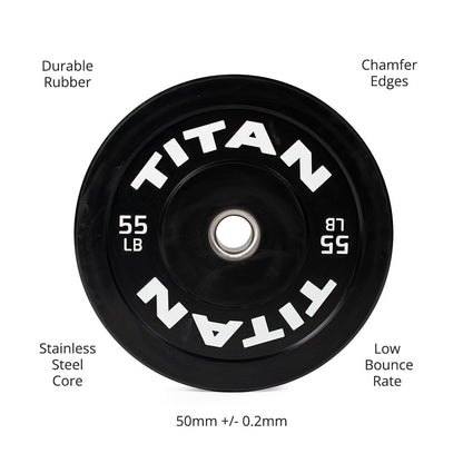 55 LB Single Economy Bumper Plate
