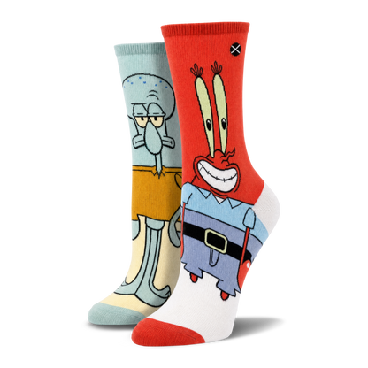 Squidward & Mr Krabs