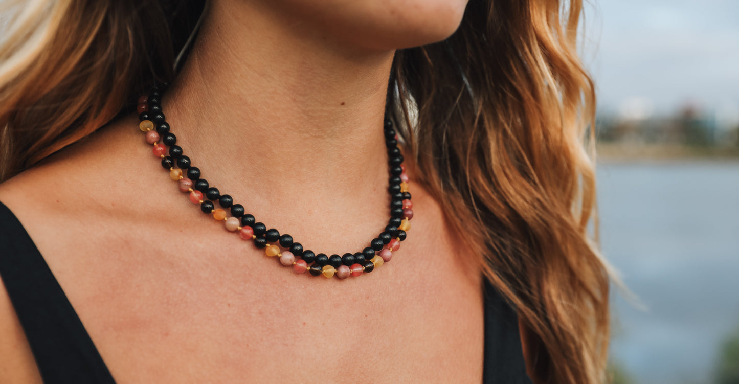 Pure Shungite || Gemstone Necklace
