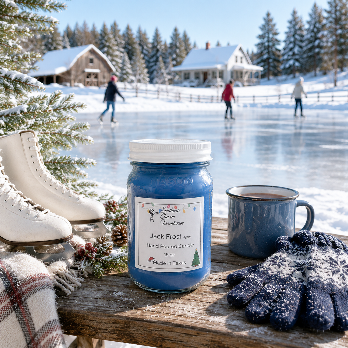 Jack Frost (type) Candle