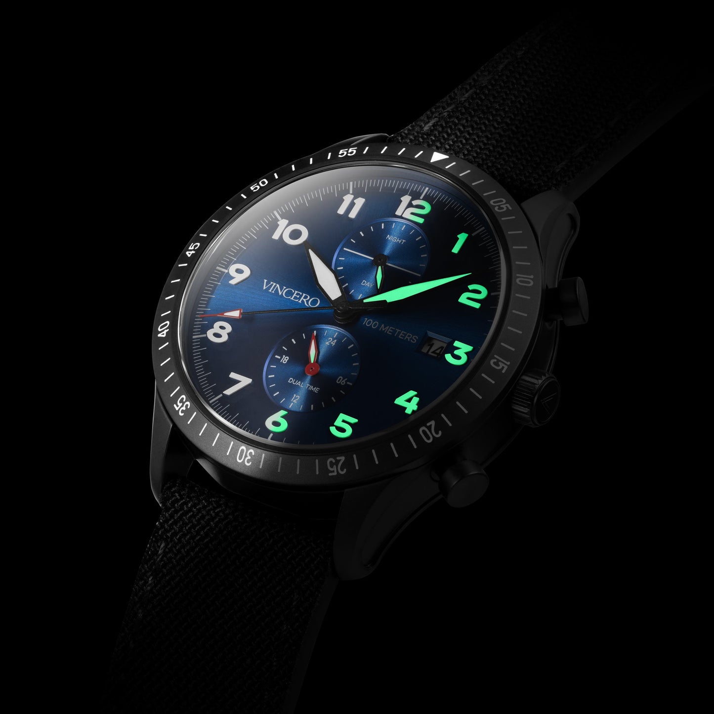 The Altitude - Matte Black/Cobalt