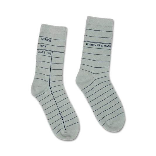 Library Card Grey