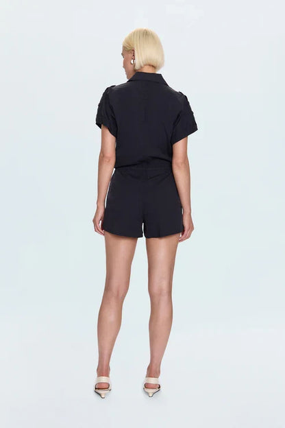 Pistola Meg Short Sleeve Zip Front Romper