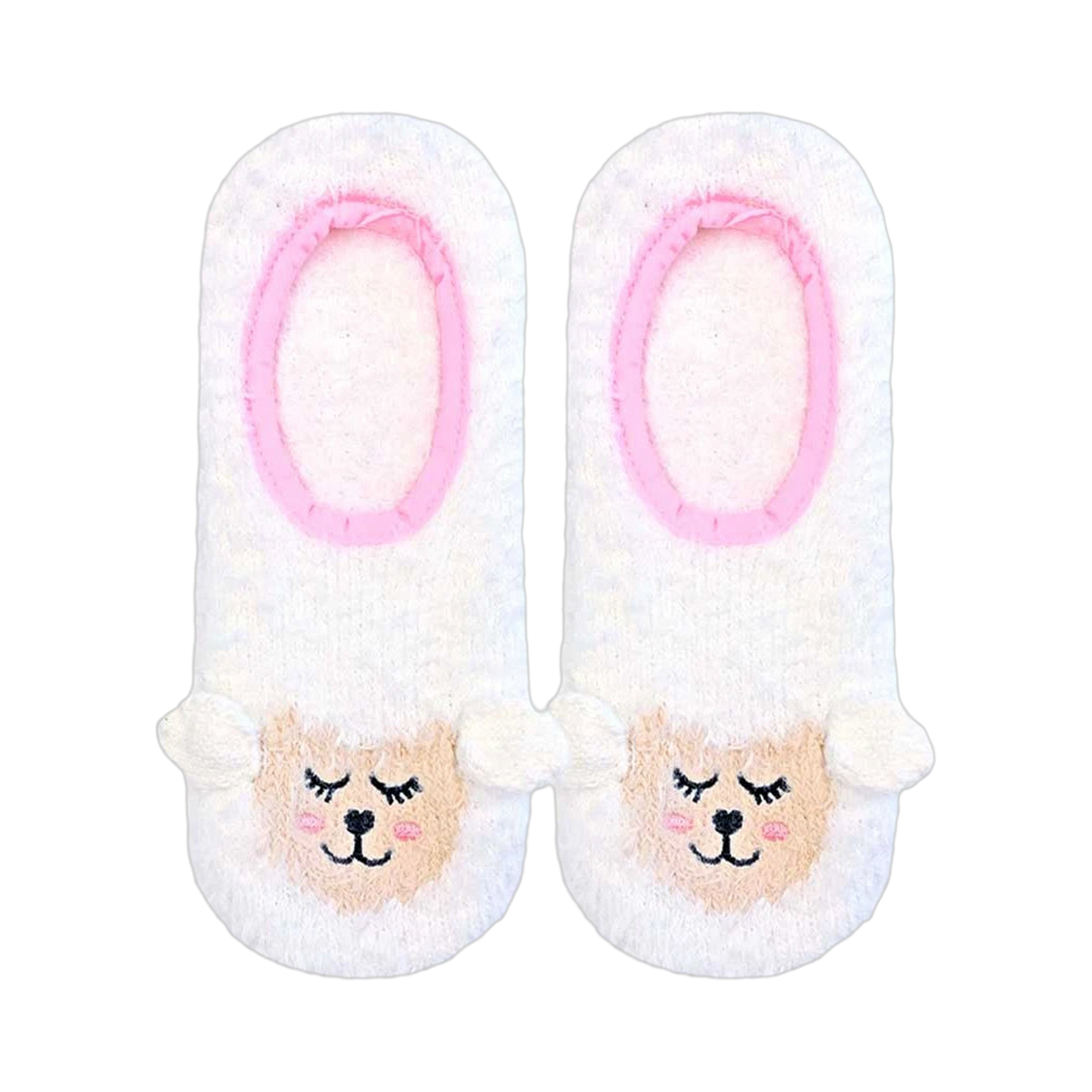 Fuzzy Lamb Non-Skid Slipper