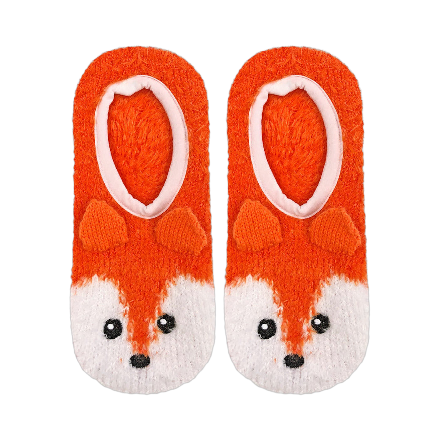 Fuzzy Fox Non-Skid Slipper