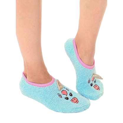 Fuzzy Unicorn Non-Skid Slipper