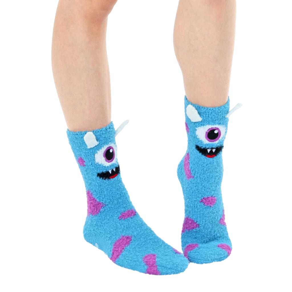 Fuzzy Monster Non-Skid Slipper