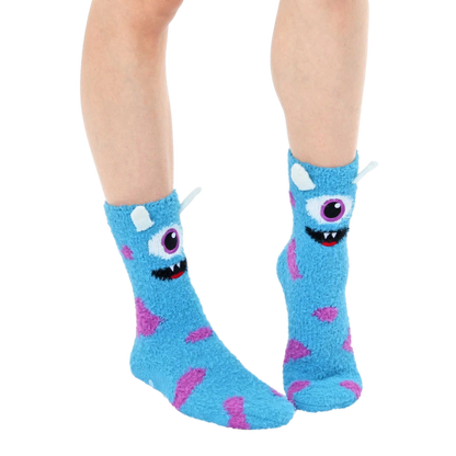 Fuzzy Monster Non-Skid Slipper