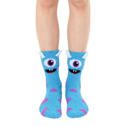 Fuzzy Monster Non-Skid Slipper