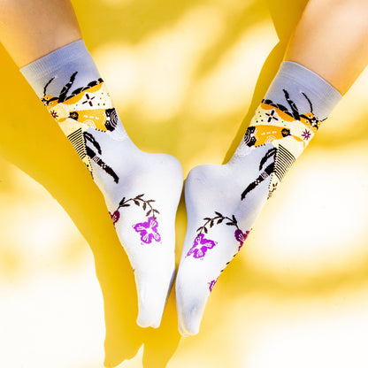 Bee & Flowers