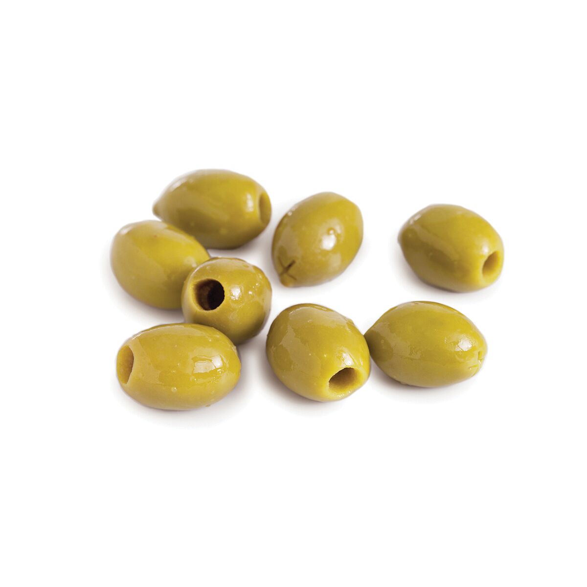 Pitted Italian Green Olives (40 Portion Packs)