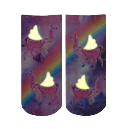 Rainbow Llamas Glow